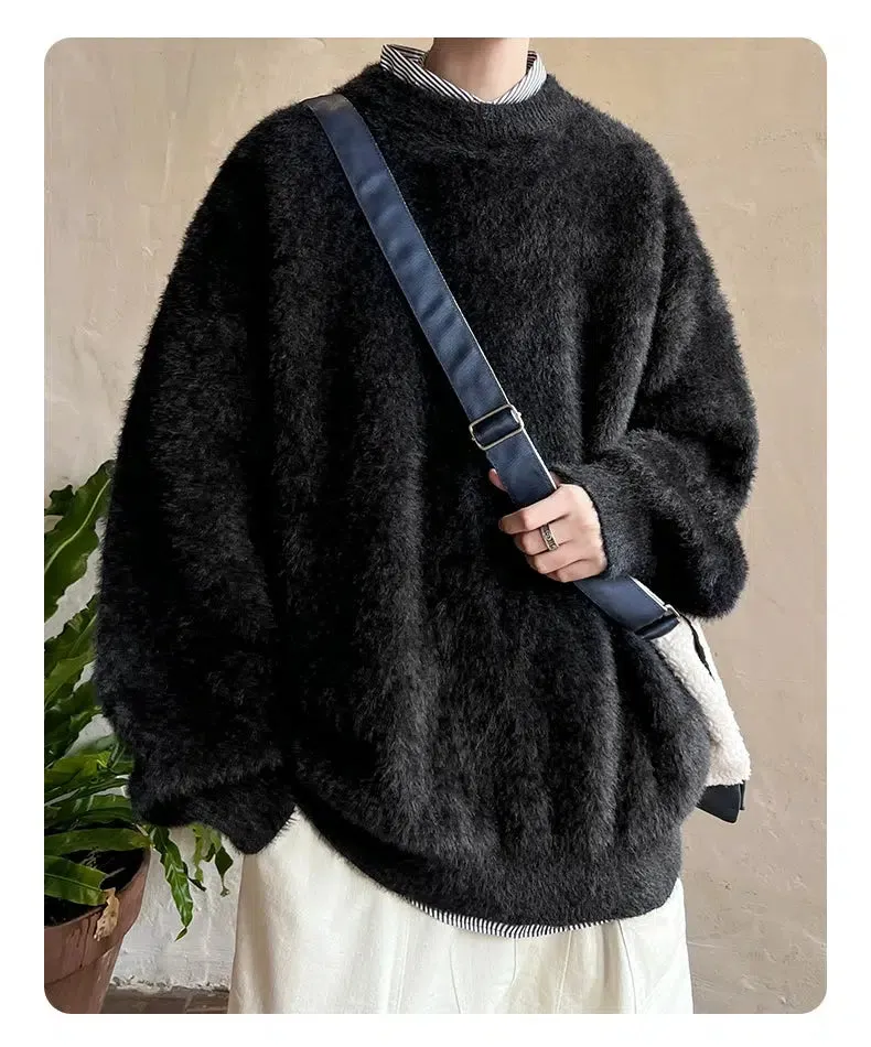 Loose-fit Fluffy Sweater